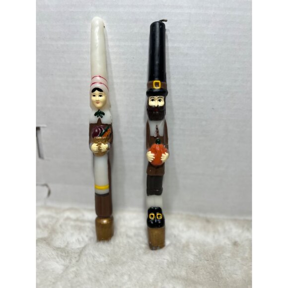 Amscan Thanksgiving 10" Hand Painted Sculptured Candles Set - Picture 11 of 12